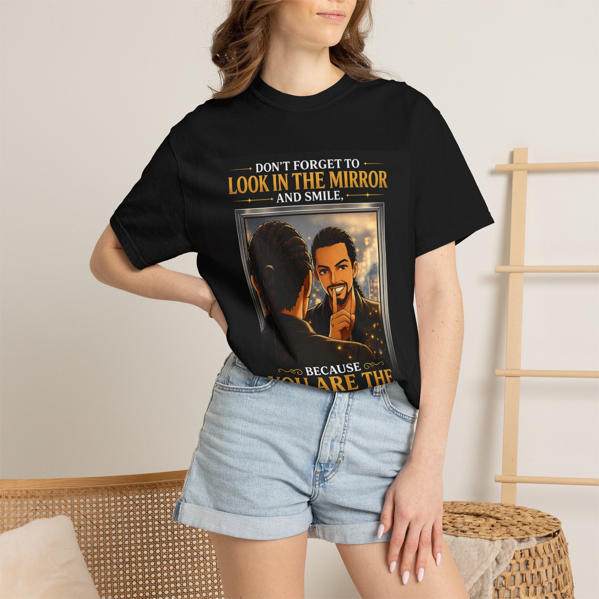Mirror Affirmation tee ( Dark )